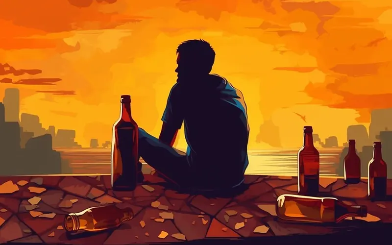 وابستگی جوانان به الکل می تواند نشانه خطر افسردگی در آینده باشد